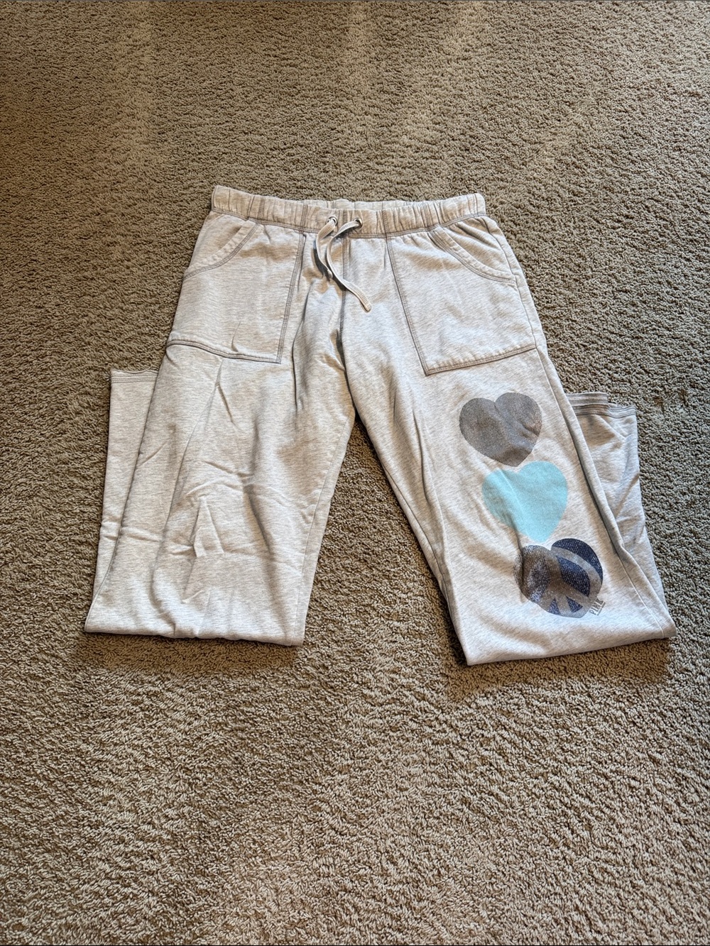 Y2K Pink Victoria's Secret Wide Leg Sweatpants - Picture 2 of 5